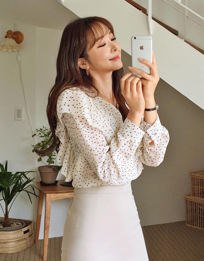 Harmony dot blouse