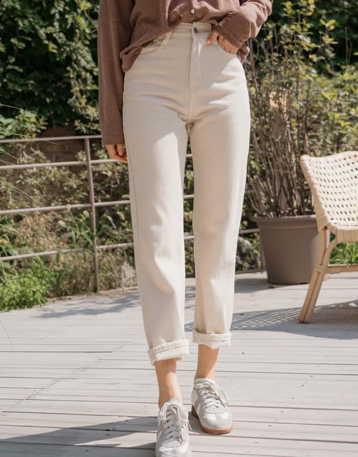Cream Standard Pants