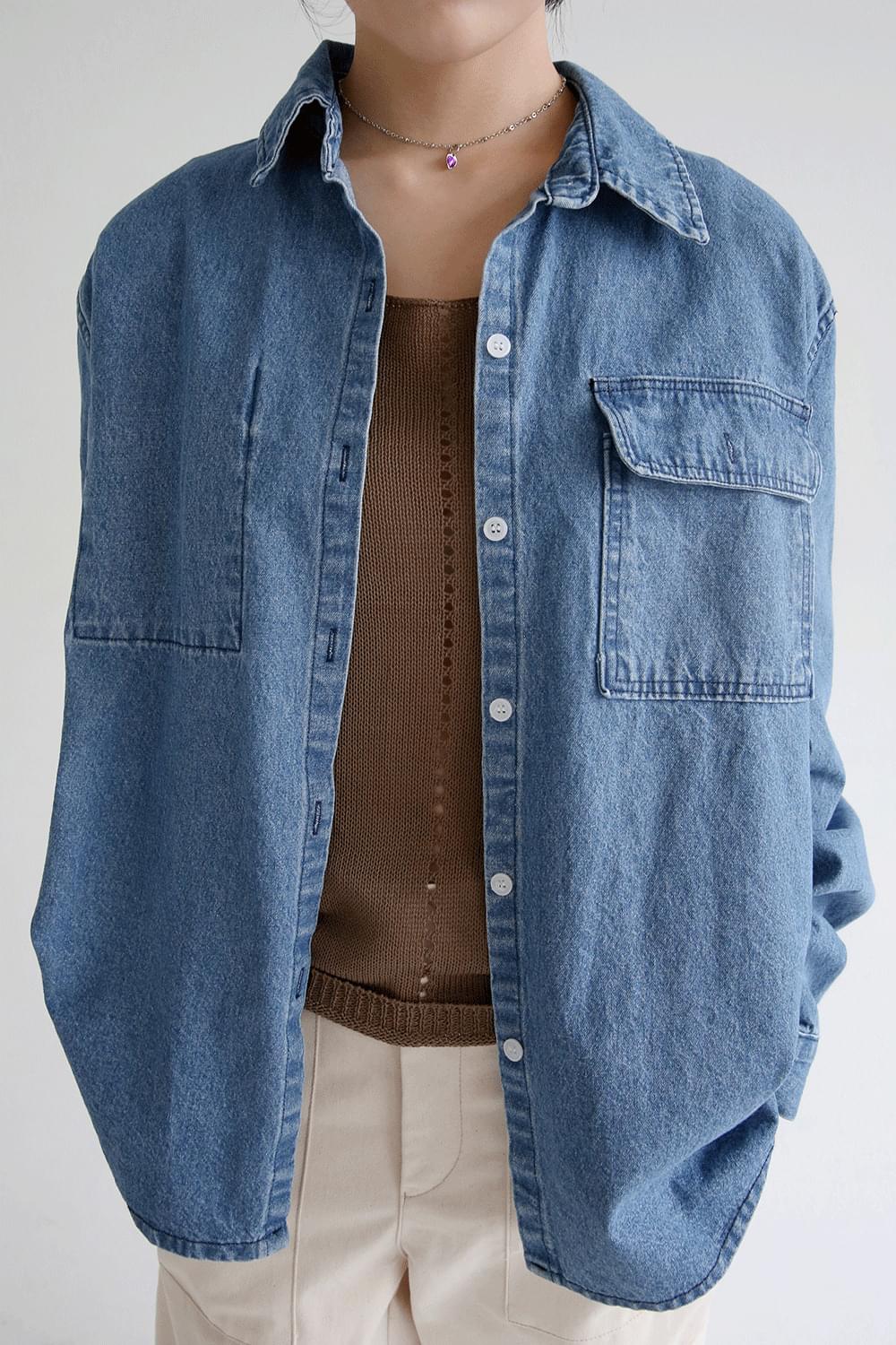 vintage denim work shirts (denim)