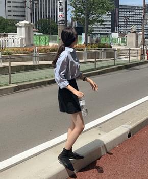 웰라 린넨 밴딩스커트