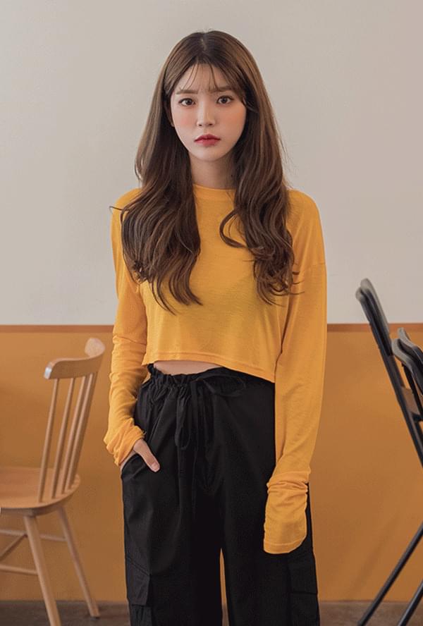 백홀 스트링 크롭티