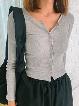 Crop Lito T-shirt & Cardigan