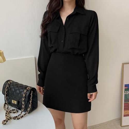 콜린투포켓블라우스