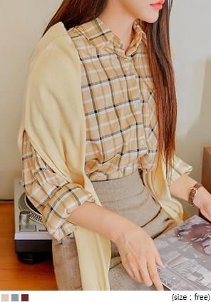 KIMA CHECK LOOSE FIT SHIRTS