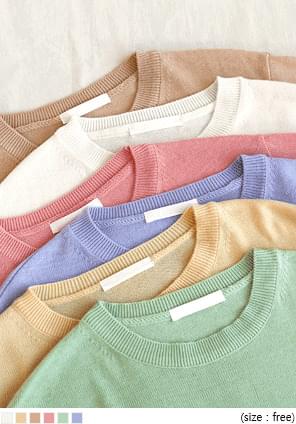 CLID WOOL BASIC ROUND NECK KNIT