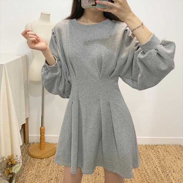 Cream puff mini dress