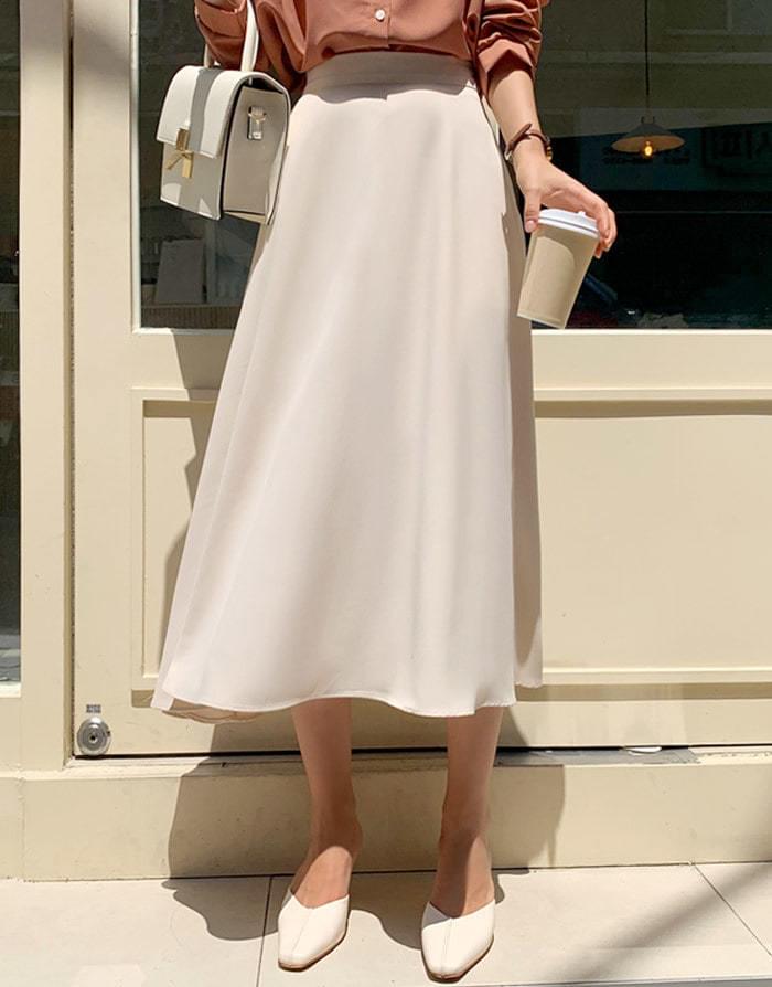 Gemma Flare Long Skirt