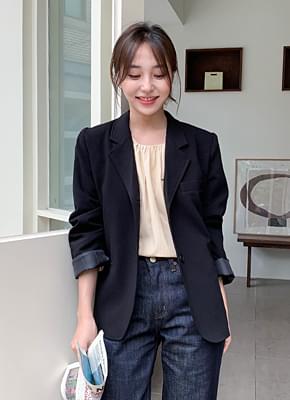 박시 자켓 (2colors)