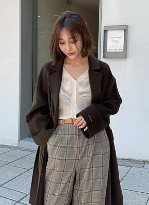 Robe handmade trim coat