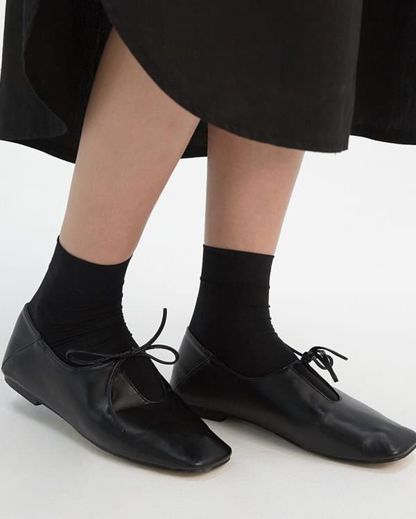 goffy ribbon flat shoes