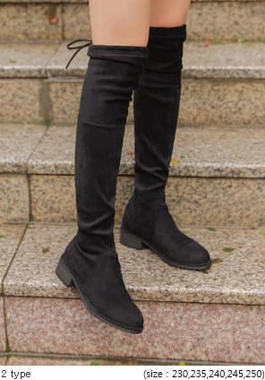 STRING THIGH HIGH BOOTS - 2 TYPE