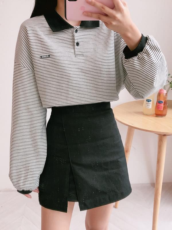 Patch Tangara Crop Collar T-Shirt