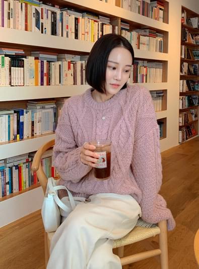 Alpaca fisher knit