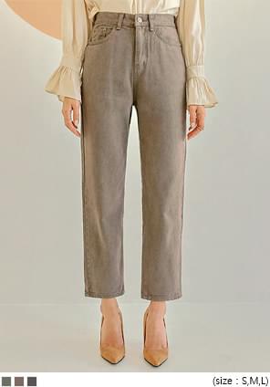LUDIA WASHING COTTON PANTS