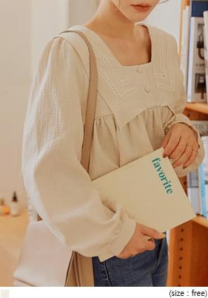 HULA BABY DOLL CROP BLOUSE