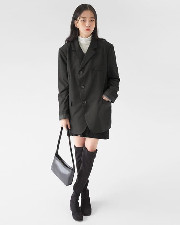 eve unbalance button jacket