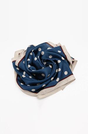 Tone Color Dot Scarf