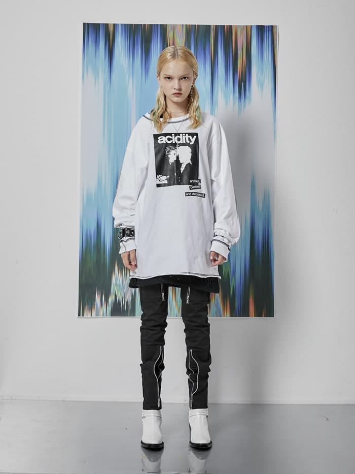 ACIDITY - POINTED STITCH PRINTING LOGO T