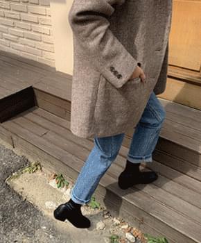 노튼 헤링본 울 자켓
