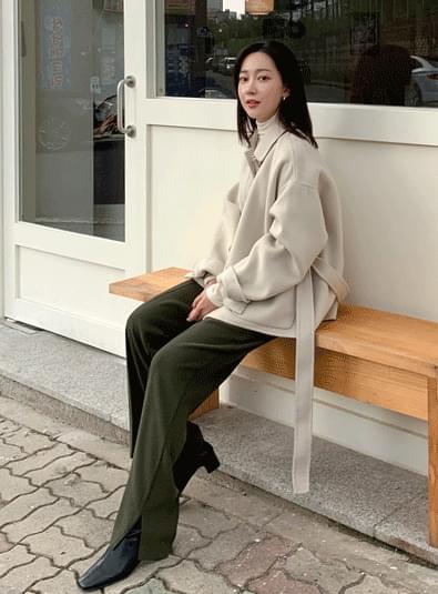 버터 숏 핸드메이드 coat (*2color)