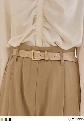 NUMA CROCODILE SQUARE FRAME BELT