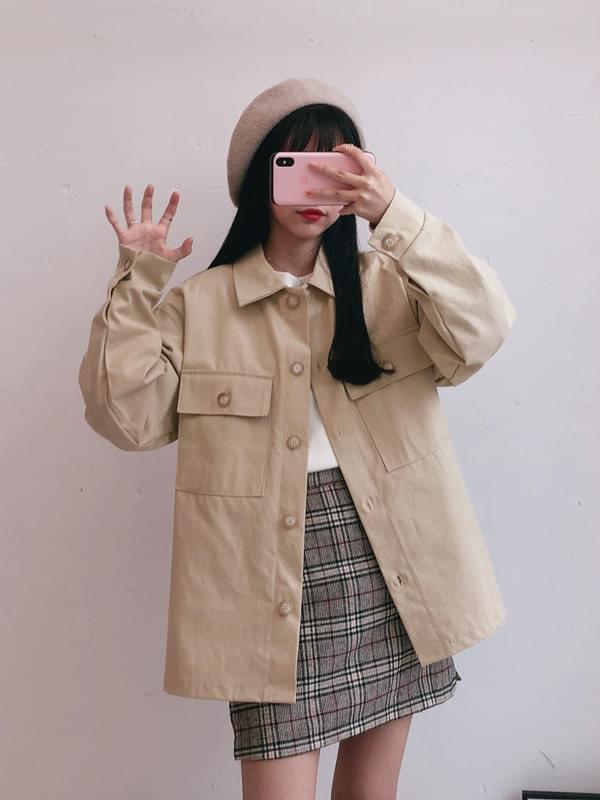 Two pocket shirt jacket