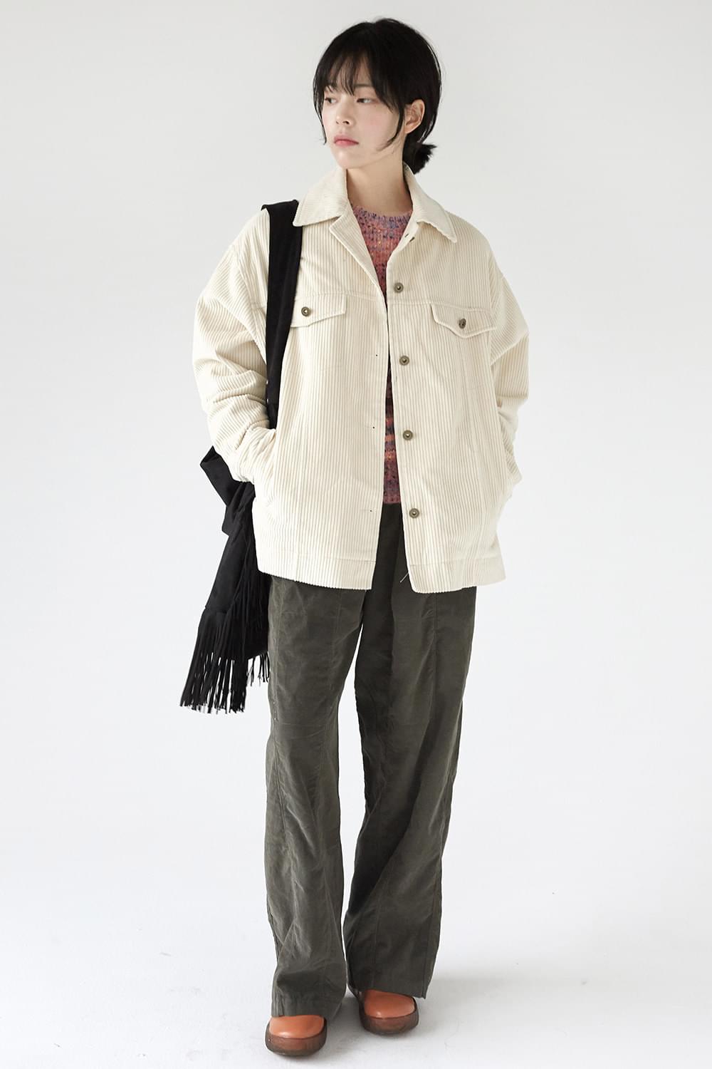 cozy pocket corduroy jacket