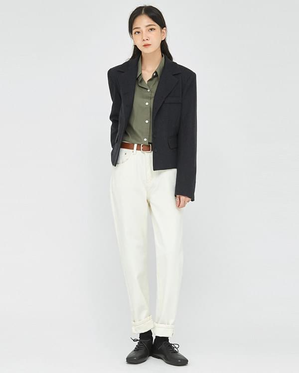 mood wool short jacket
