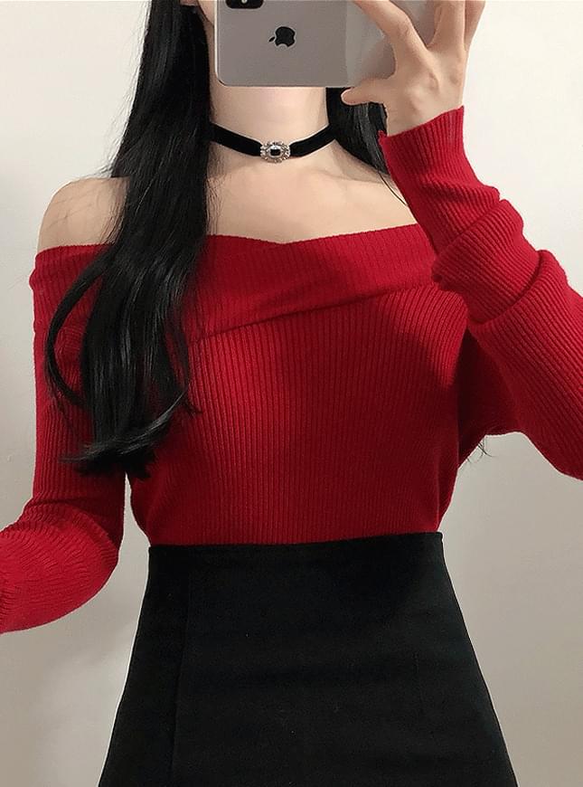 벨벳 벨트 초커(롸인,블랙)