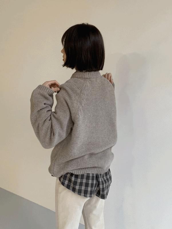 밤비 체크 셔츠