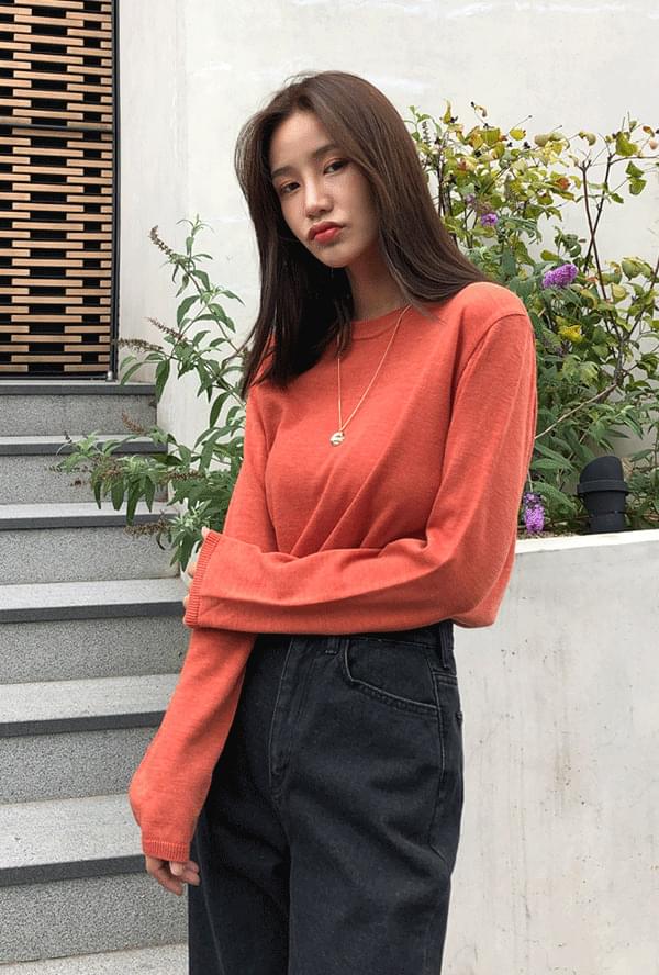 크래커 라운드 니트