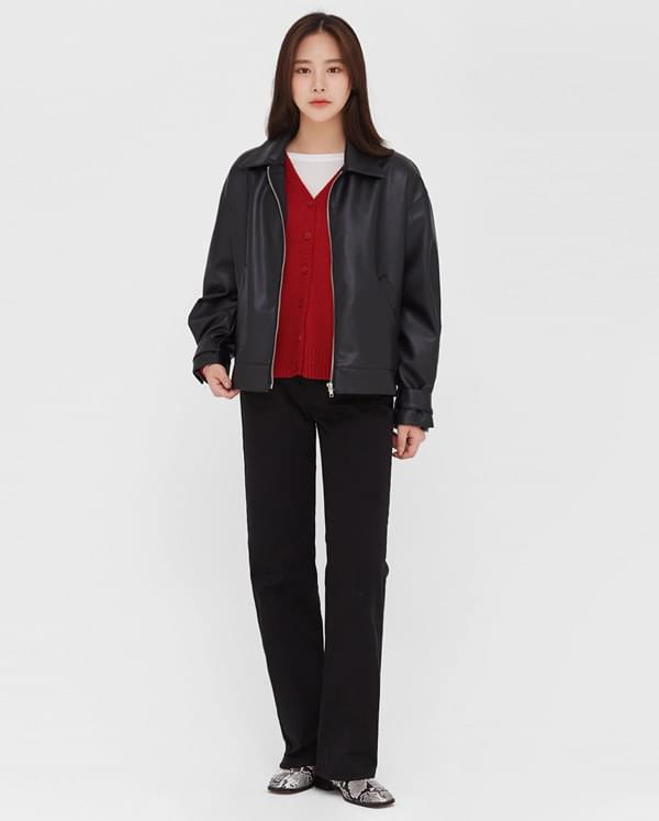 sleek zipup rider jacket