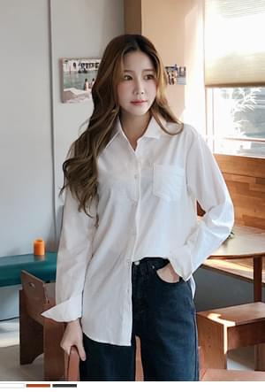 도톰한면 남방