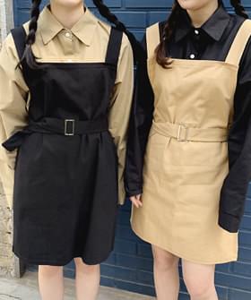 Cream Belt Suspenders OPS