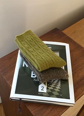 Wool twist sox