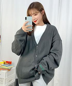 Aninew Lettering Cardigan