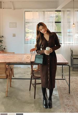 골지따라예쁜라인 원피스