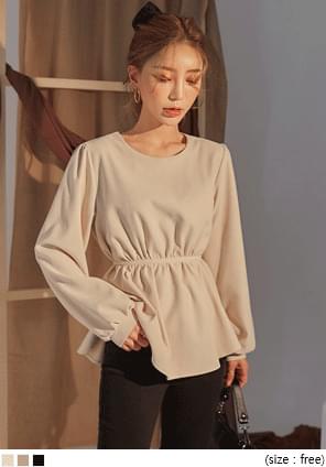 SENADO SHIRRING STRAP BLOUSE