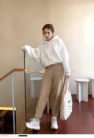 Ribbed knit pants