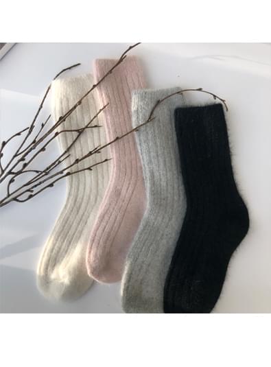 빅골지 앙고라 socks (*4color)