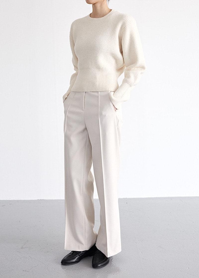 Regular Pintuck Slacks