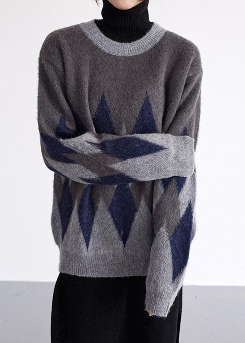 Double diamond knit