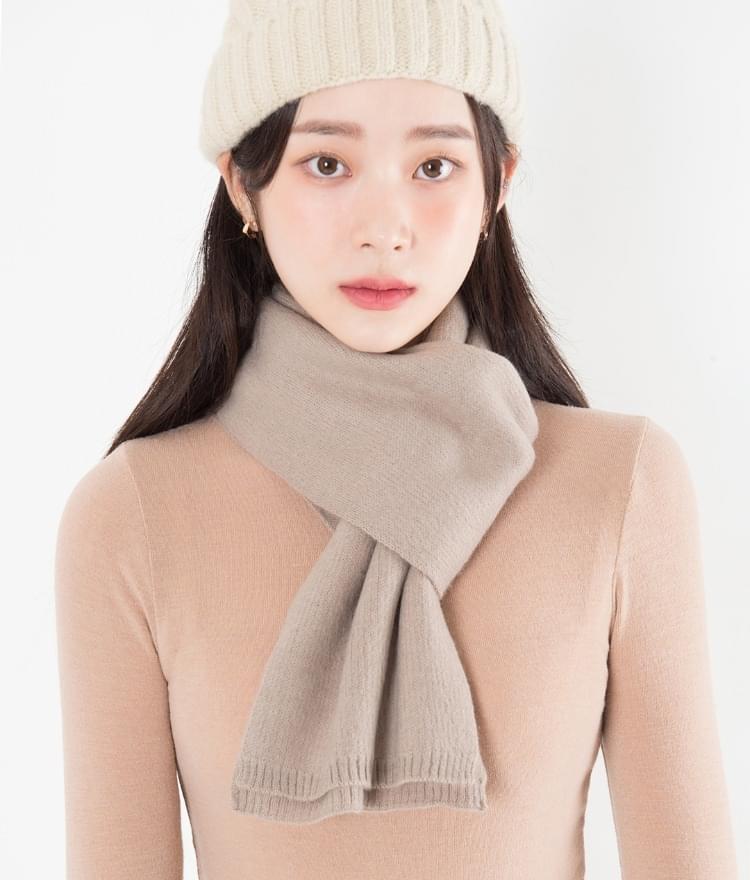 소프트 베이직 니트 머플러