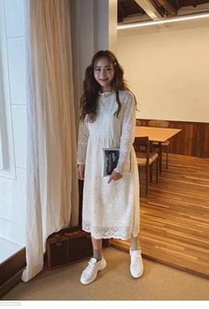 Feminine Full Lace Dress