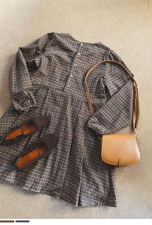Underwear check check dress