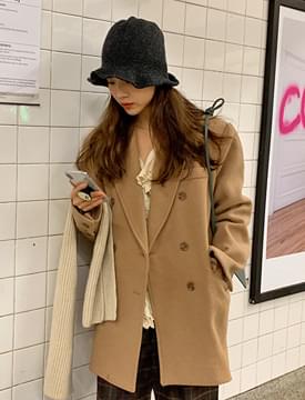 Verni wool half coat_Y (size : free)