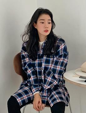 Sour check boxy shirts_P