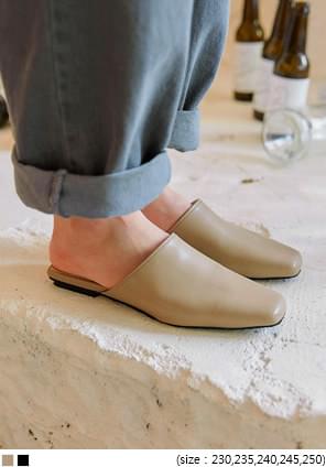 DROME SQUARE LEATHER BLOAFER