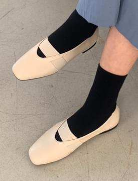 Rod banding flat shoes_C フラット