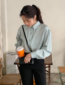 Salt silky collar blouse_C ブラウス